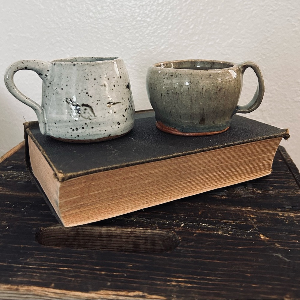 Two Small Studio Pottery Mugs